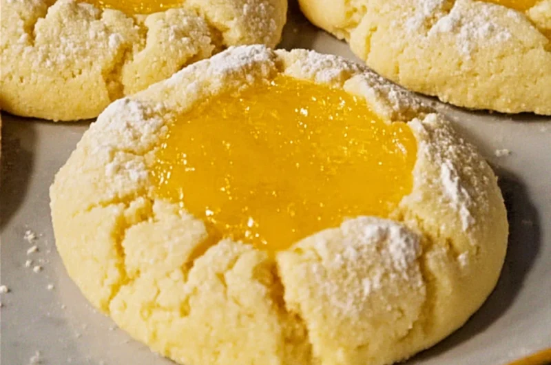 Lemon Curd Cookies