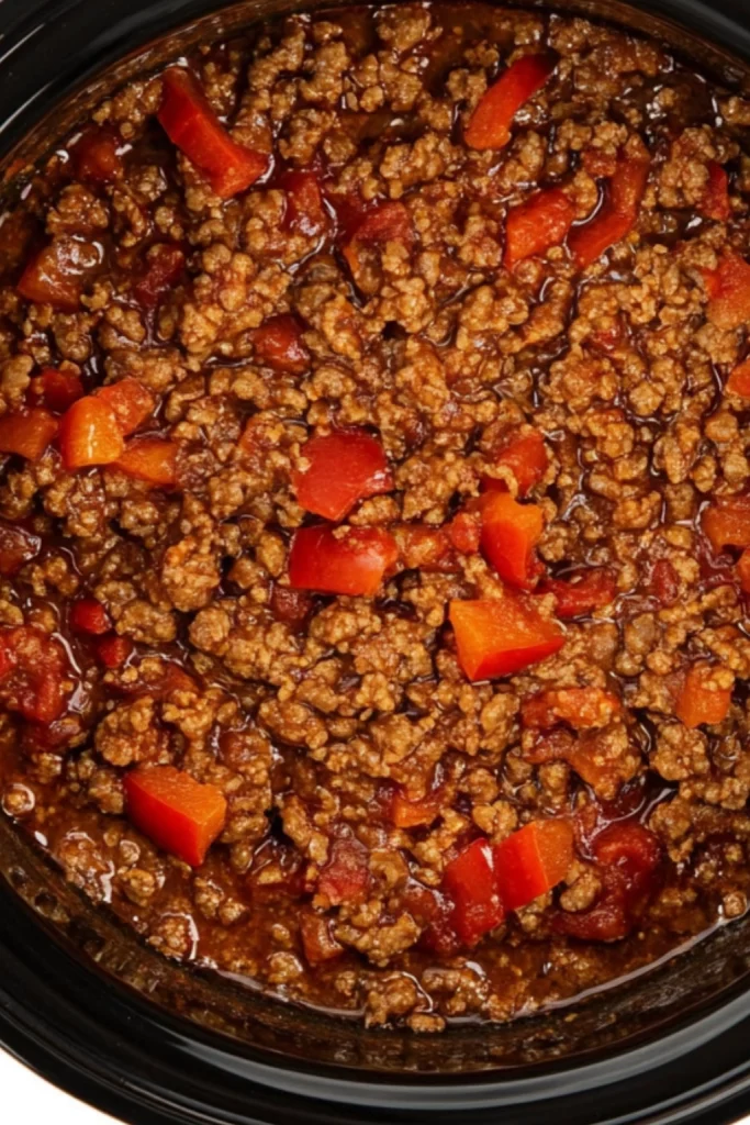 Crockpot Lunch Sloppy Joes