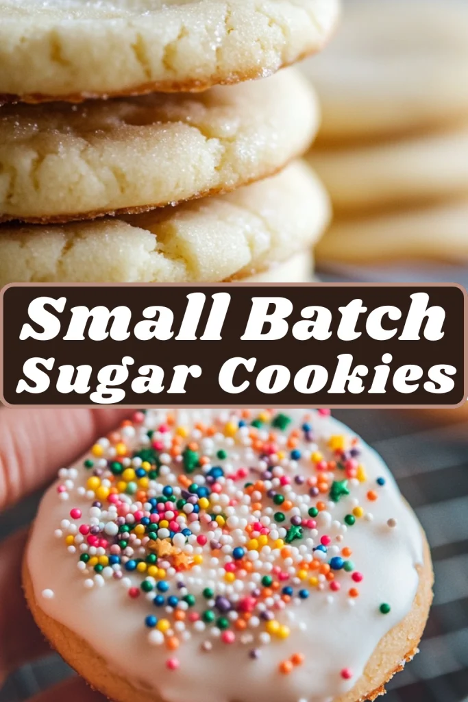Small Batch Sugar Cookies