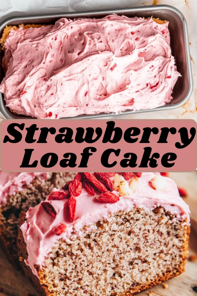 Strawberry Loaf Cake