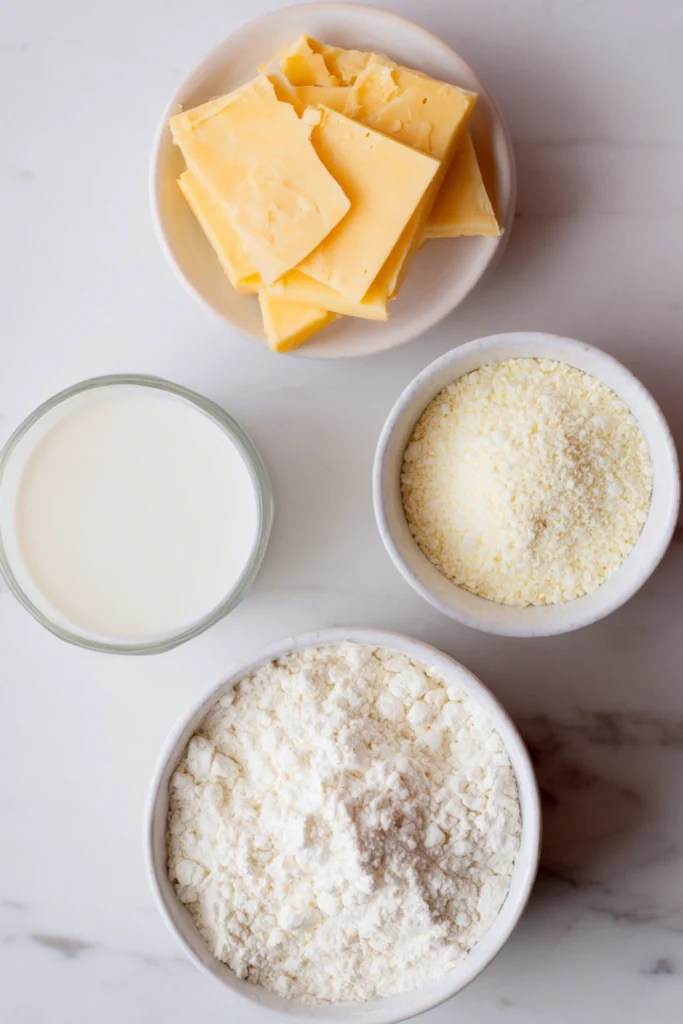 3 Ingredient Cheese Drop Biscuits