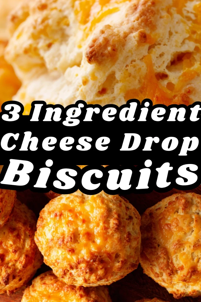 3 Ingredient Cheese Drop Biscuits