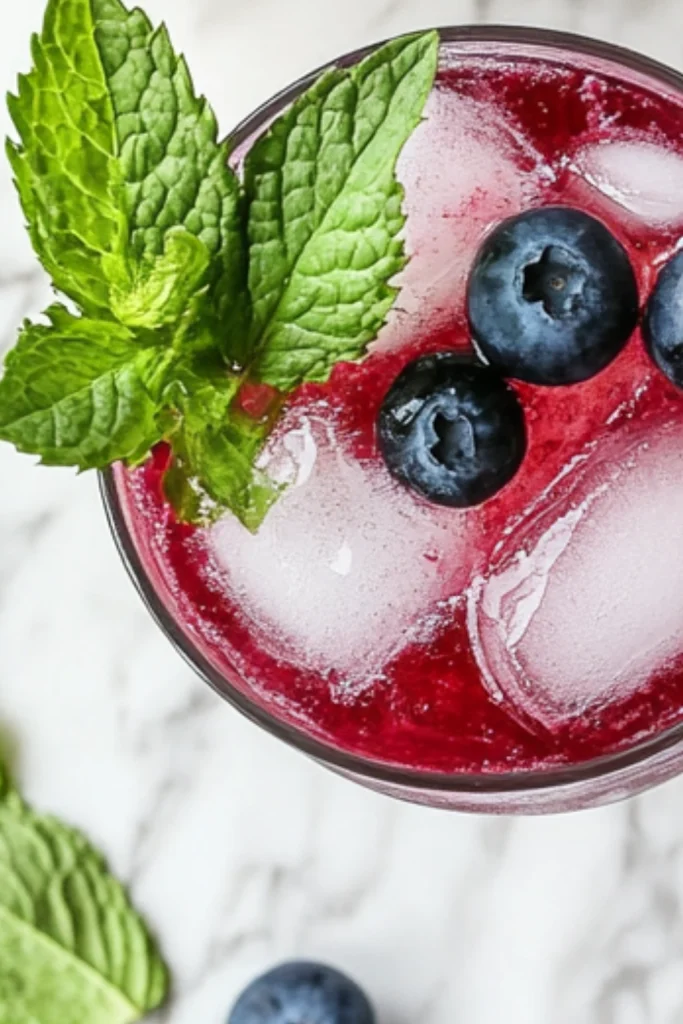 Delicious Blueberry Mojito