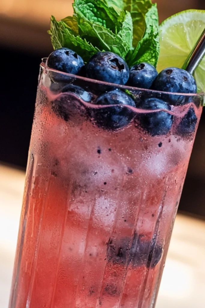 Delicious Blueberry Mojito