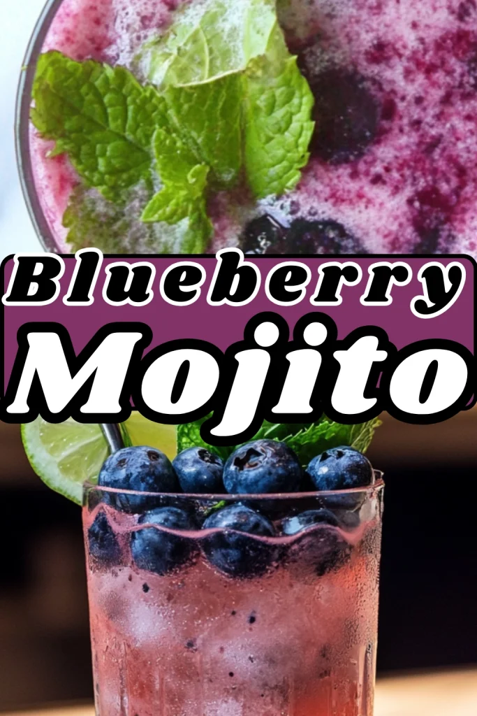 Delicious Blueberry Mojito