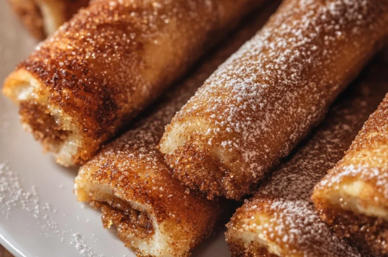 Cinnamon Roll fresh Toast Roll Ups