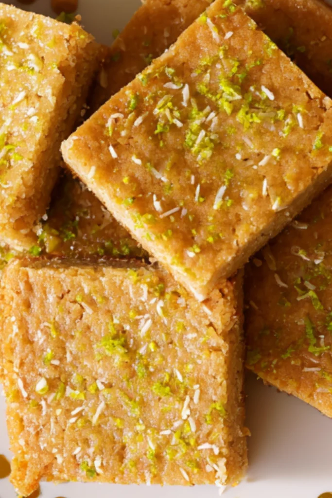 Homemade Coconut Lime Bars