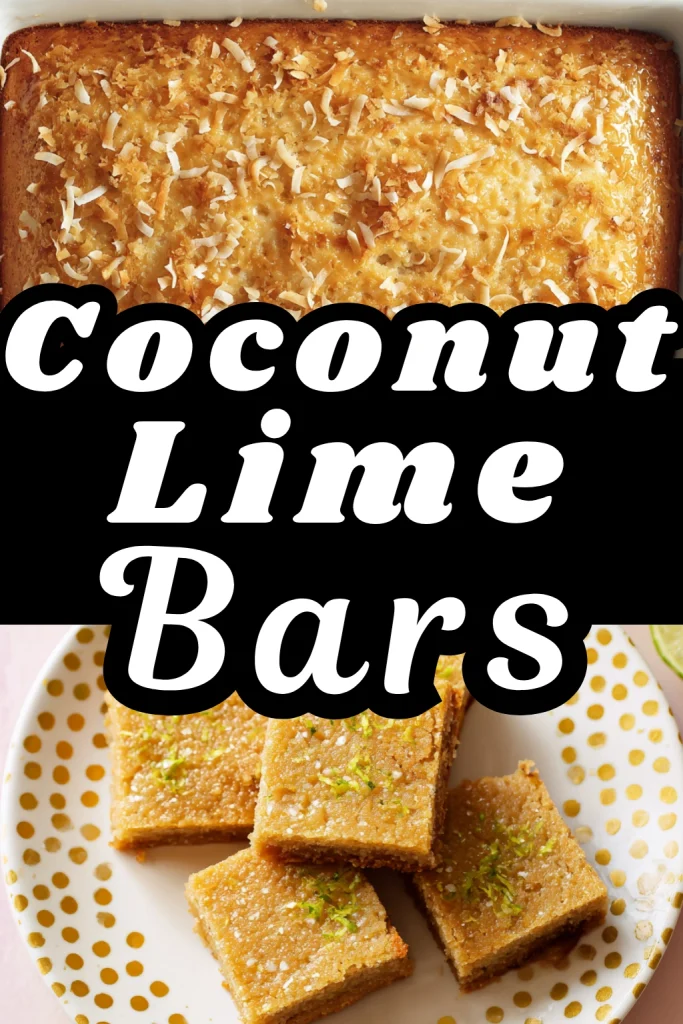 Homemade Coconut Lime Bars