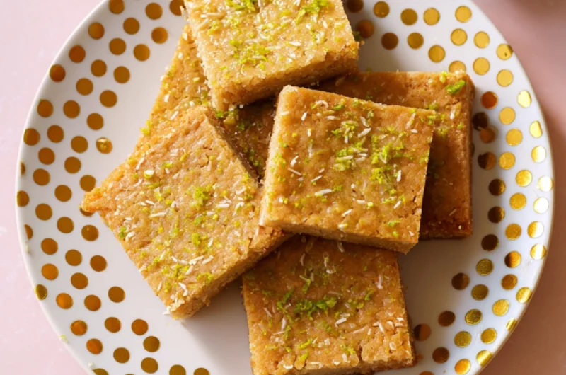 Homemade Coconut Lime Bars