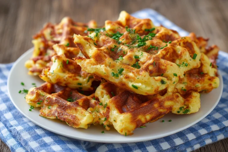 Crispy Hash Brown Waffles