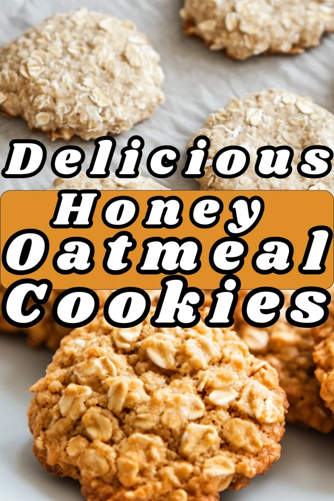 Delicious Honey Oatmeal Cookies