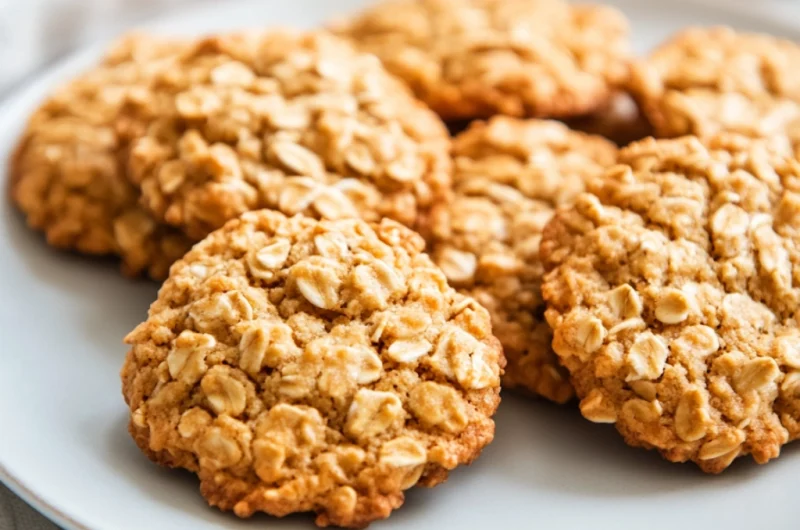 Delicious Honey Oatmeal Cookies