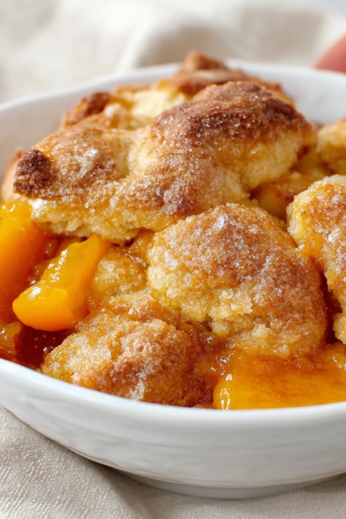 Easy Fresh Peach Cobbler