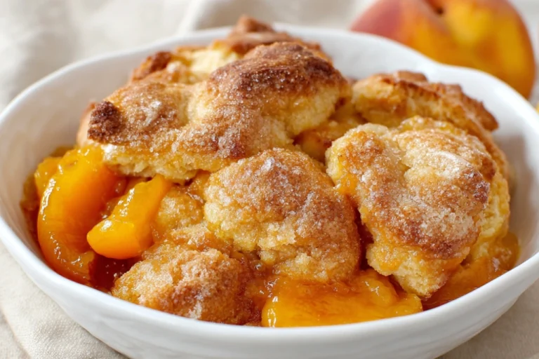 Easy Fresh Peach Cobbler