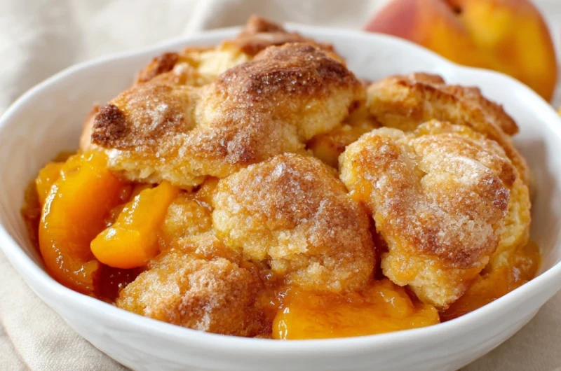 Easy Fresh Peach Cobbler