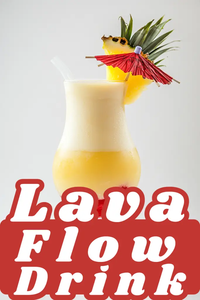 Easy Lava Flow Drink