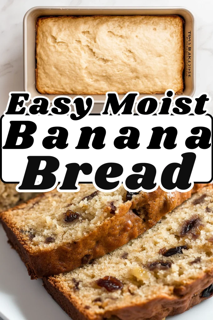 Easy Moist Banana Bread