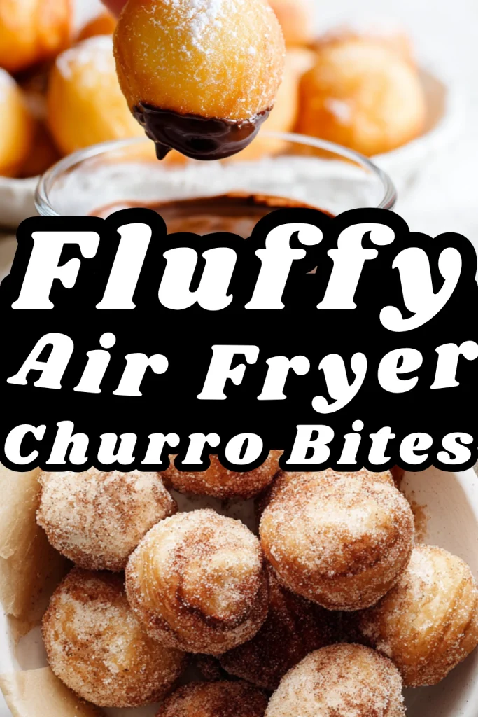 Fluffy Air Fryer Churro Bites Recipe