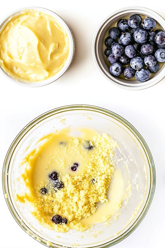 Easy Lemon Blueberry Cake