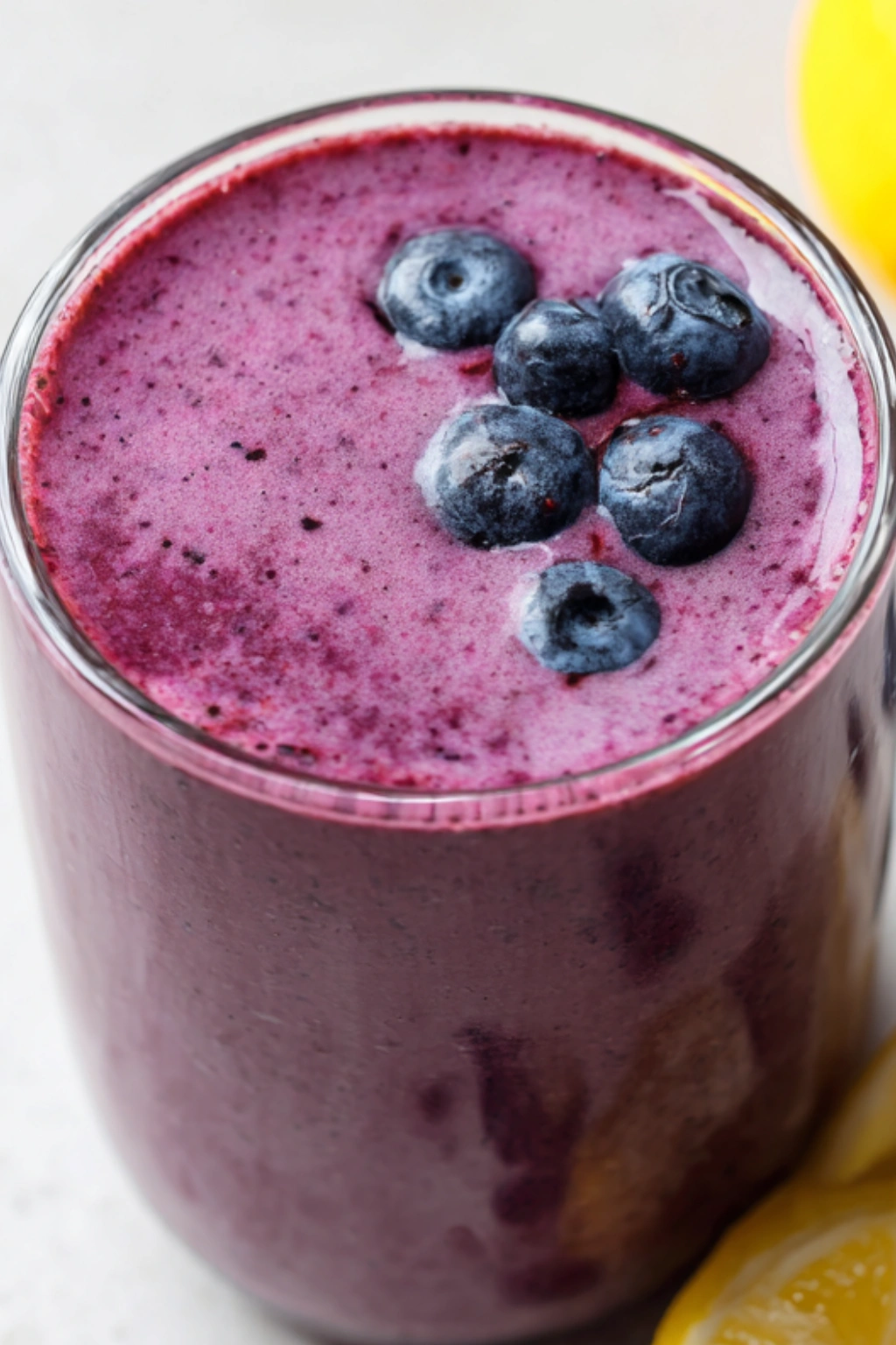 Refreshing Lemon-Blueberry Smoothie