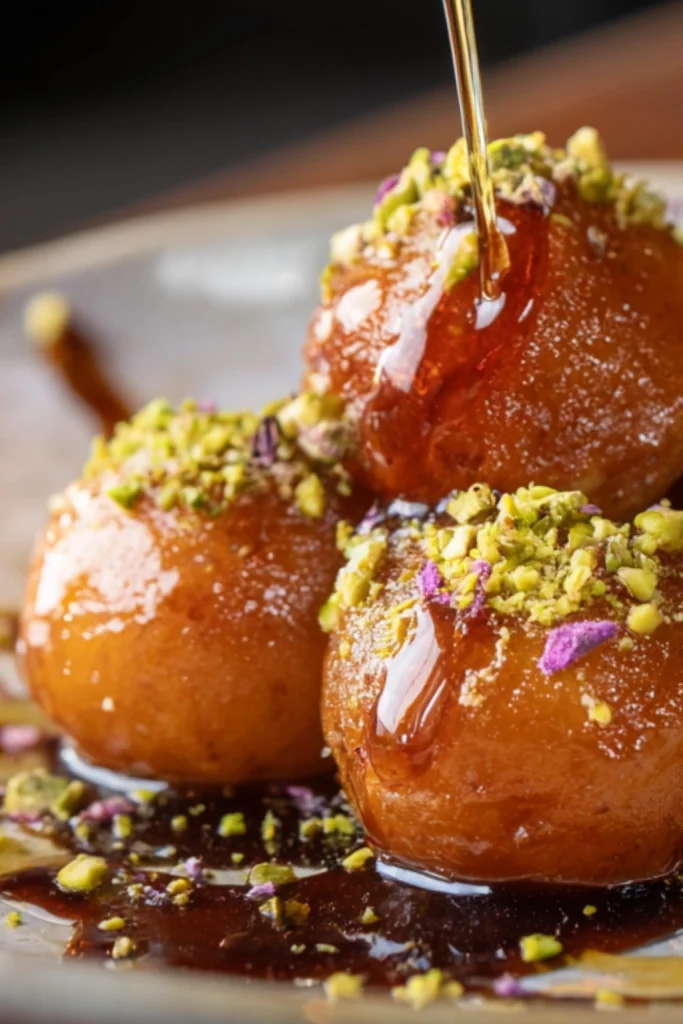 Ricotta Pistachio Honey Bites