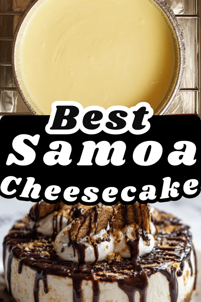Best Samoa Cheesecake