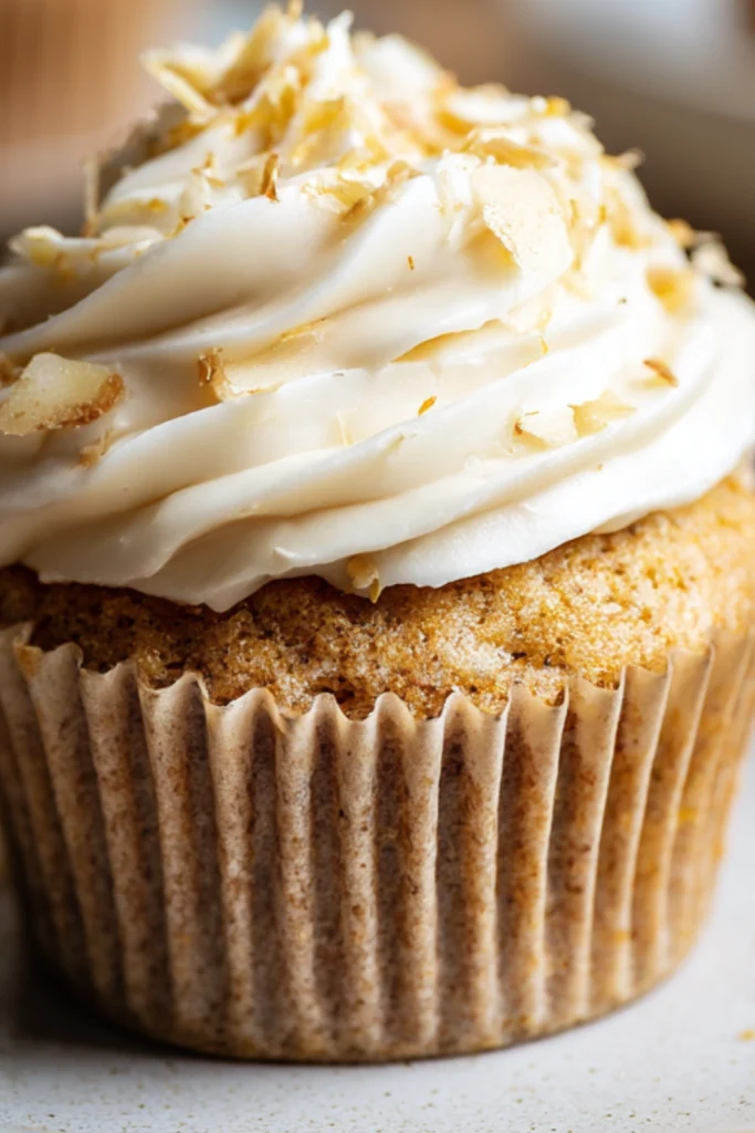 Almond Wedding Cake Cupcakes