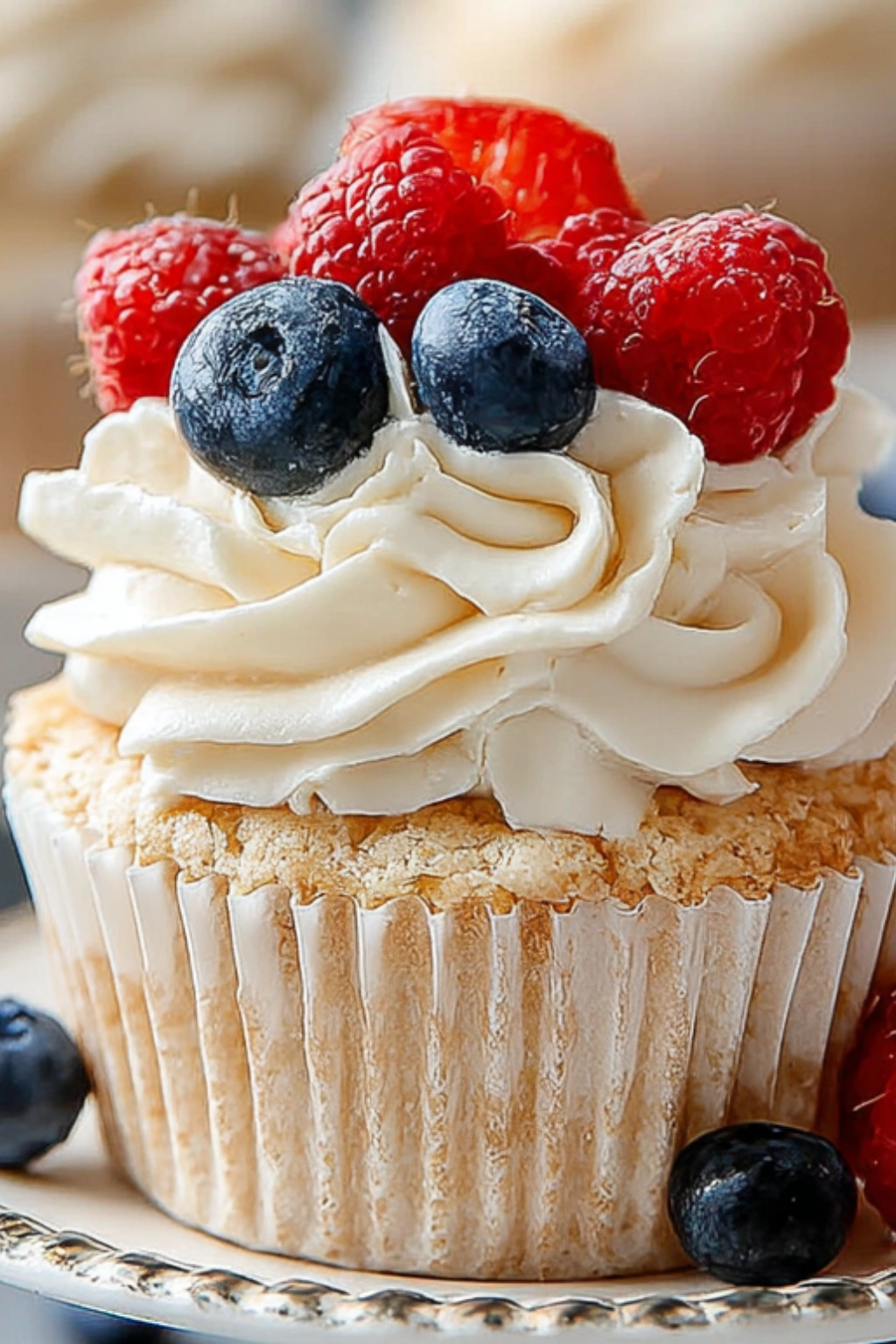 Easy Angel Food Cupcakes