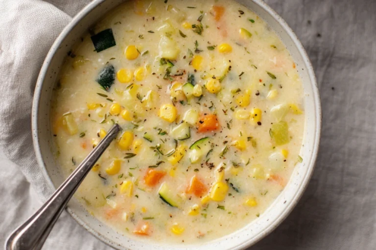 Corn and Zucchini Chowder