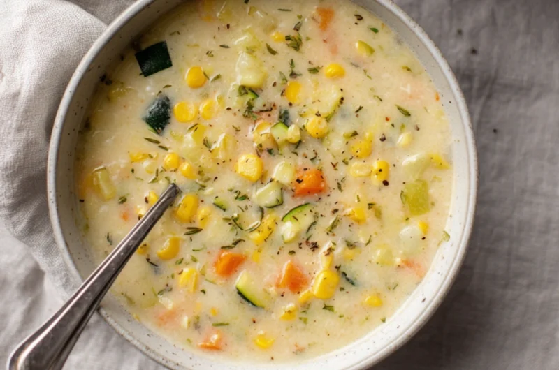 Corn And Zucchini Chowder