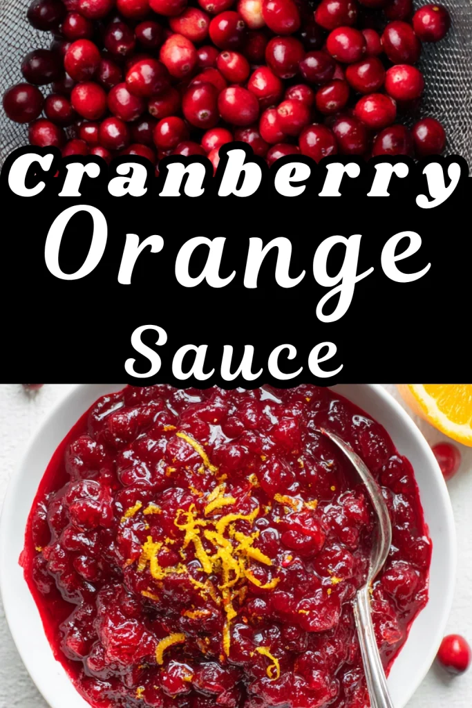 Cranberry Orange Sauce