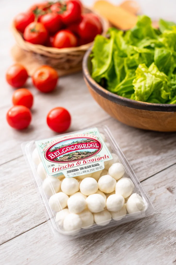 Creamy Caprese Pasta Salad