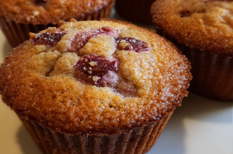 Homemade Fresh Cherry Muffins Recipe