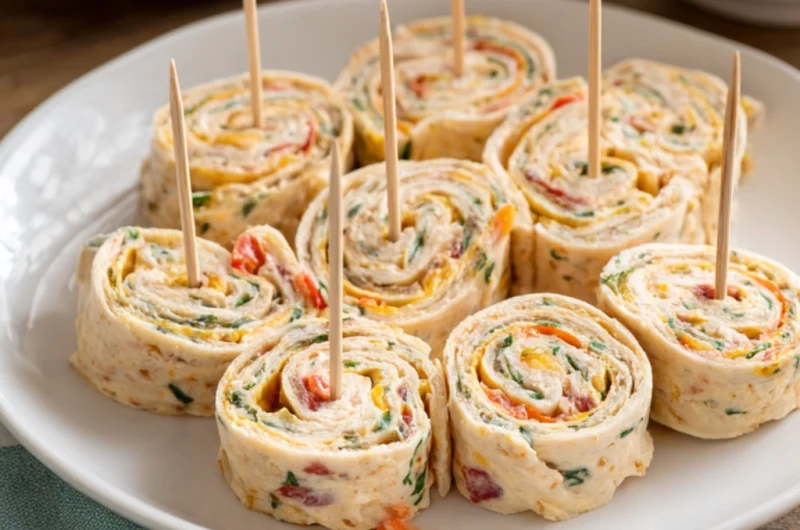Fresh Vegetable Tortilla Roll Ups