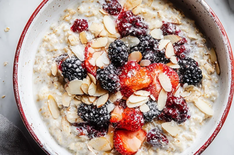 Homemade Oatmeal Custard Breakfast