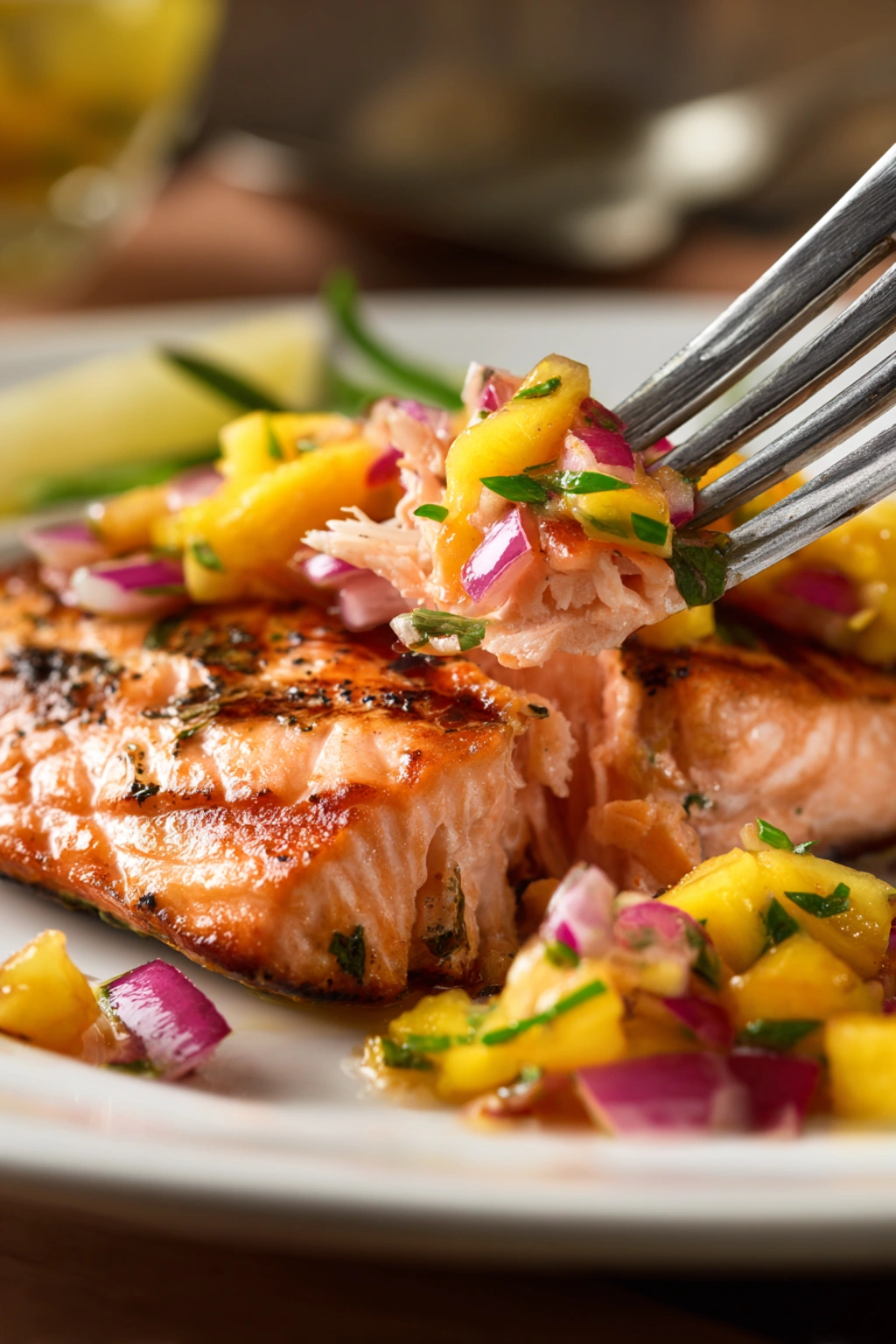 Salmon Recipe with Fresh Mango Salsa