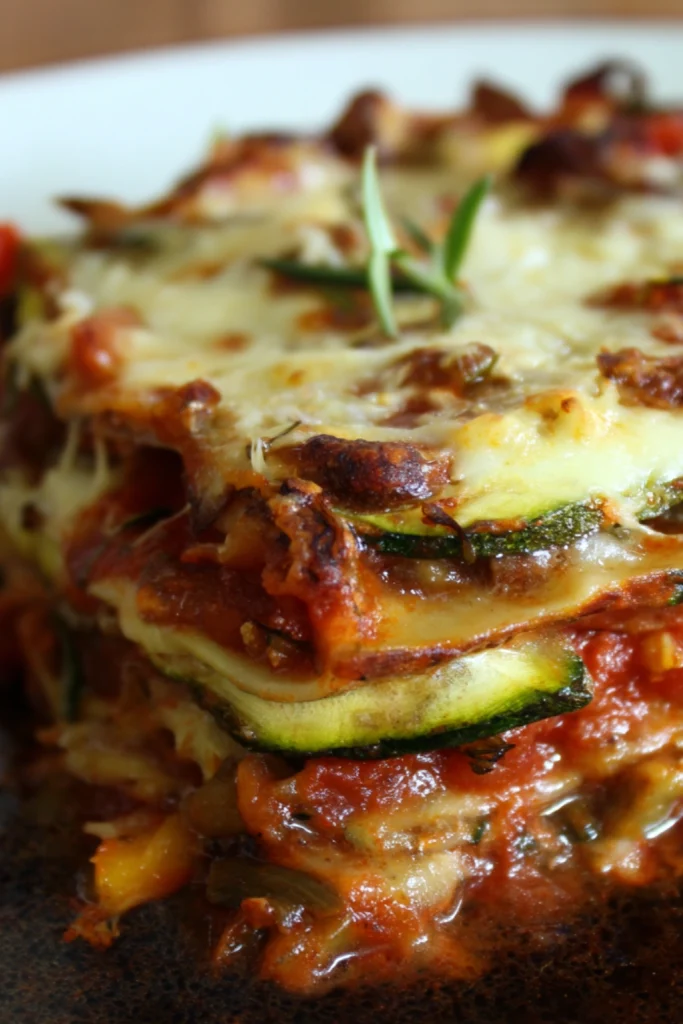 Homemade Zucchini Lasagna