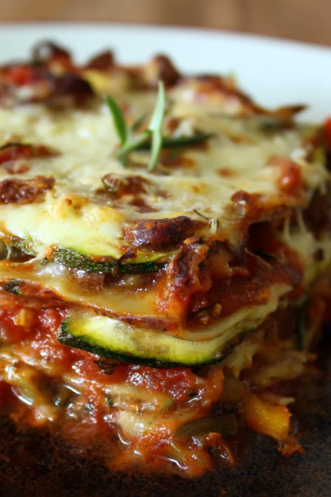 Homemade Zucchini Lasagna