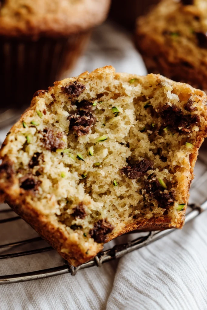 Easy Zucchini Oatmeal Muffins