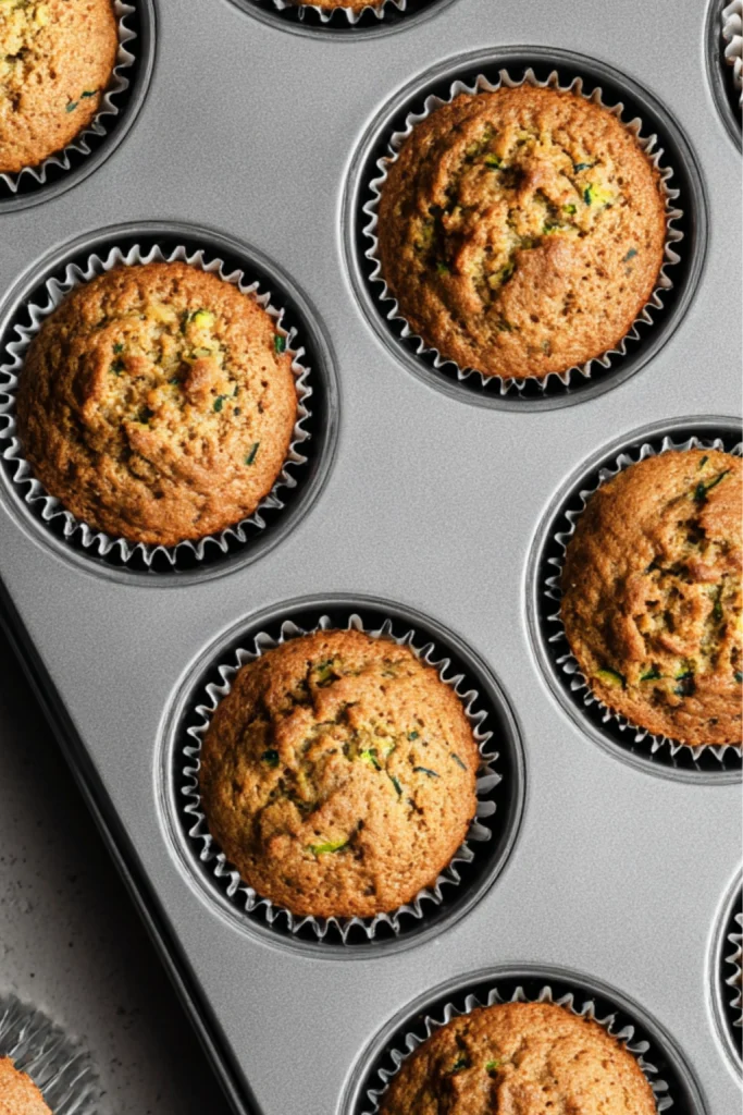 Easy Zucchini Oatmeal Muffins