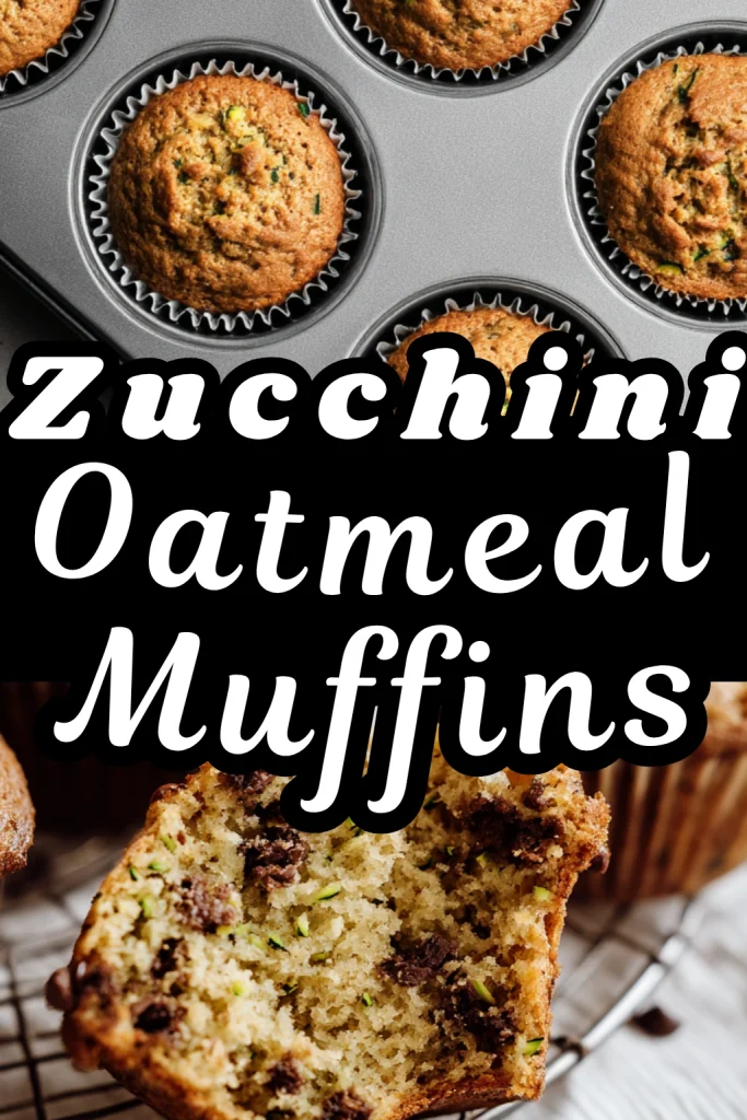 Easy Zucchini Oatmeal Muffins