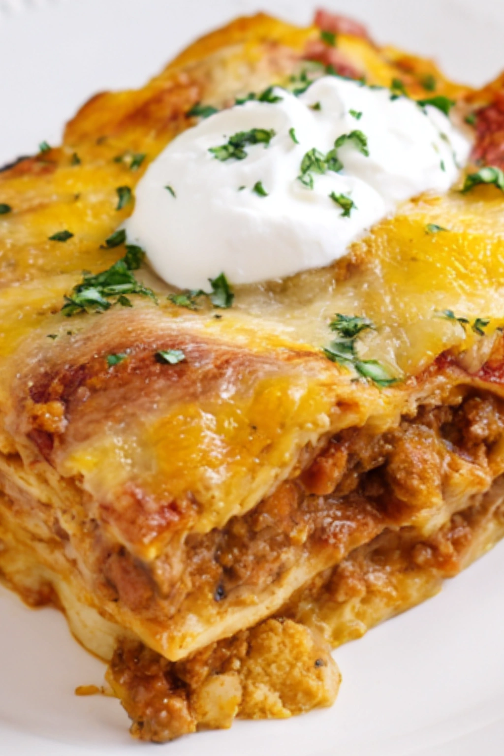 Cheesy Potato Enchiladas