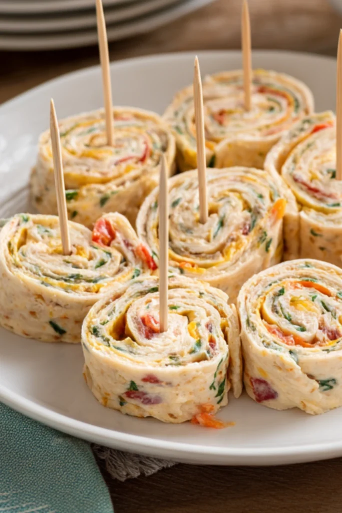 Fresh Vegetable Tortilla Roll Ups