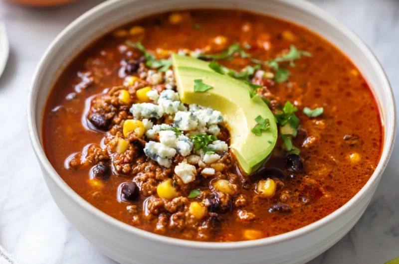 Simple and Delicious Taco Soup Recipe for a Cozy Meal