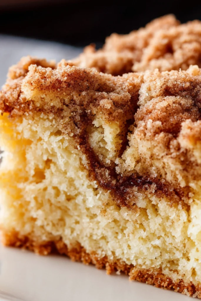Classic Coffee Cake with Cinnamon Streusel