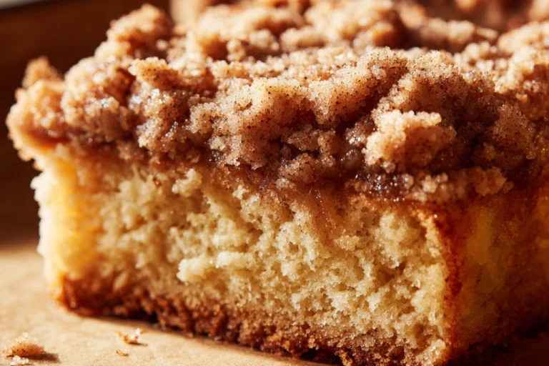 Classic Coffee Cake with Cinnamon Streusel