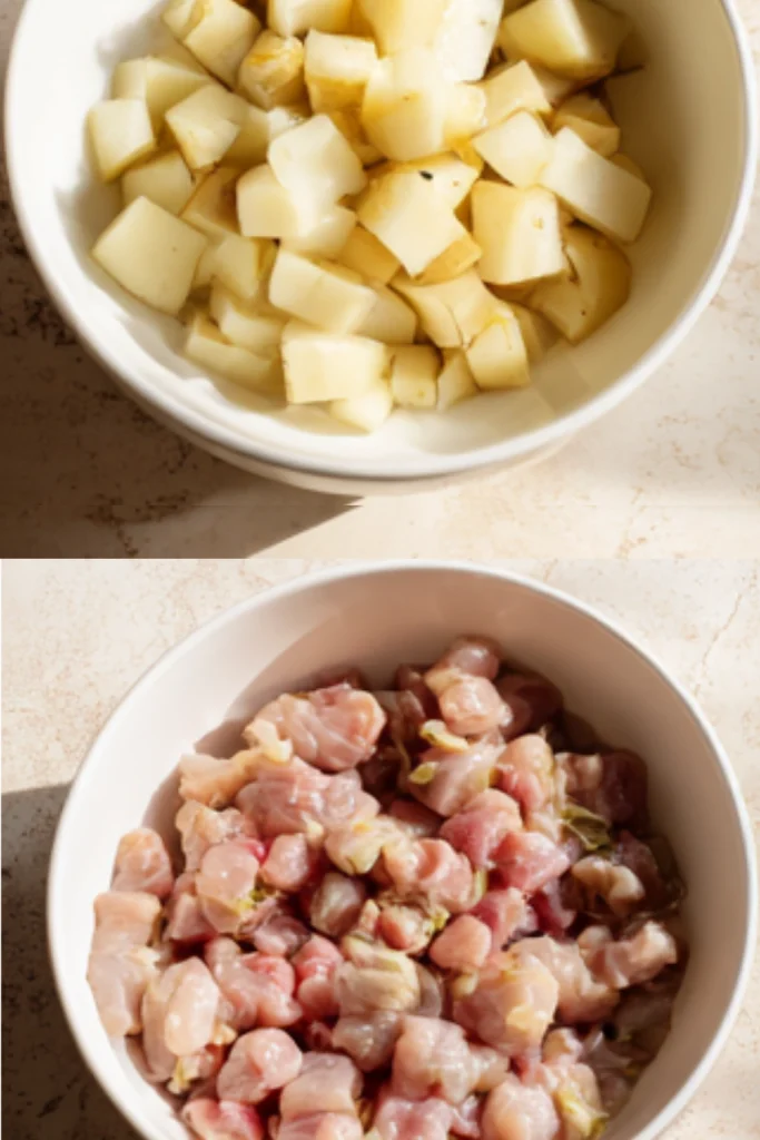 Garlic Parmesan Crockpot Chicken and Potatoes