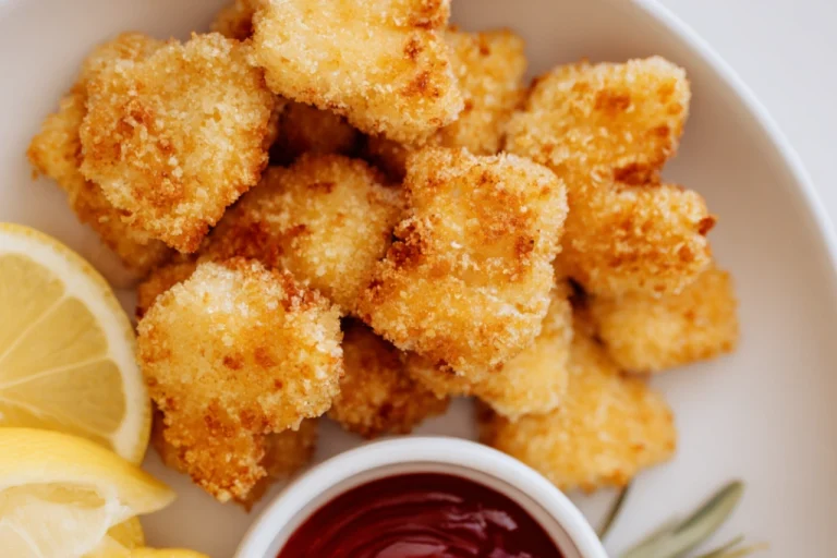Easy Parmesan Fish Nuggets