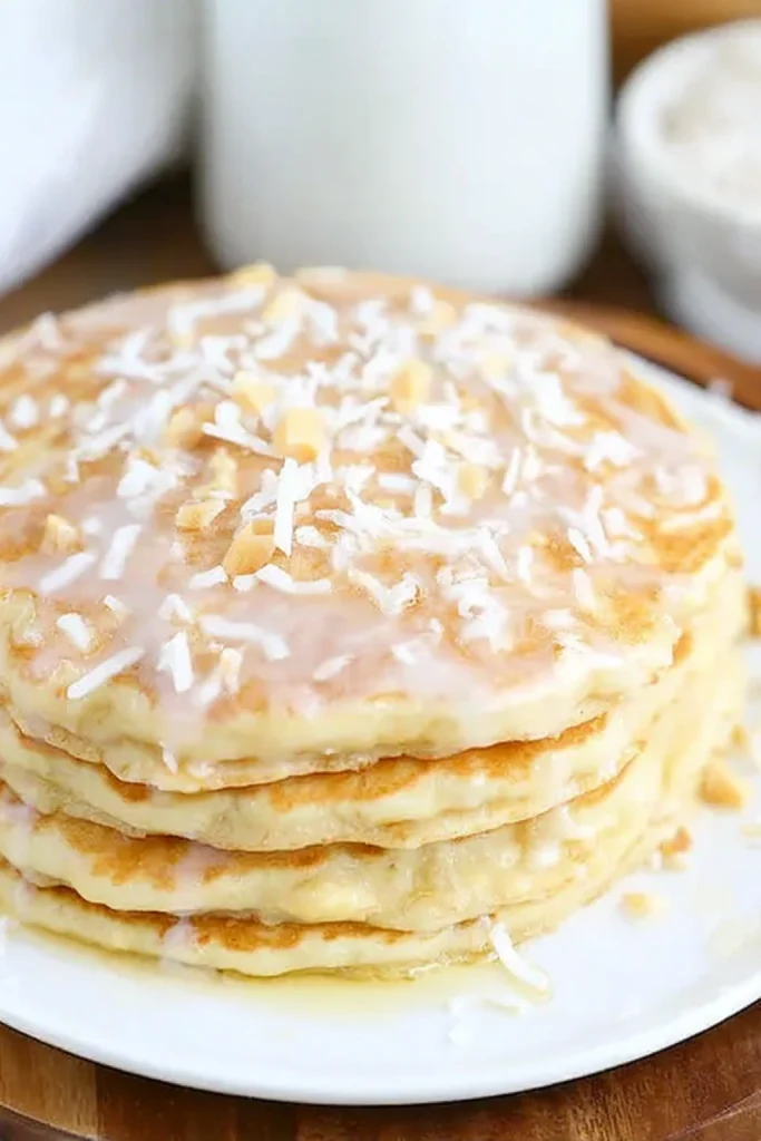 Best Sweet Coconut Cream Pancakes