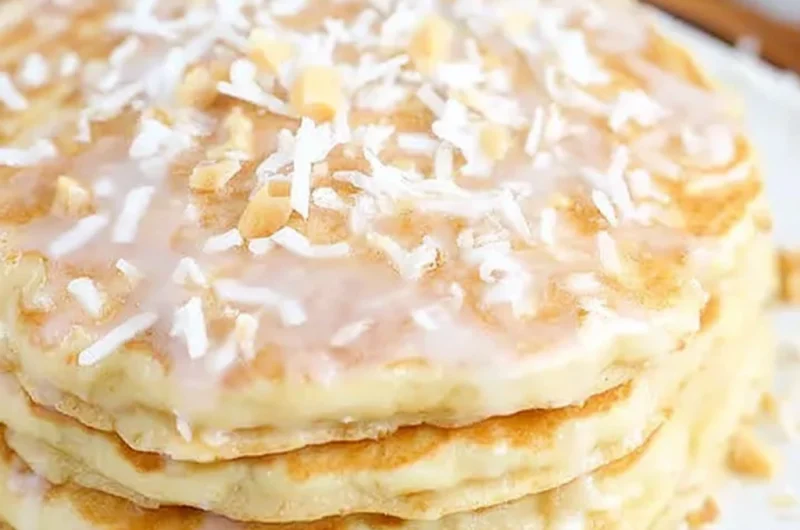 Best Sweet Coconut Cream Pancakes